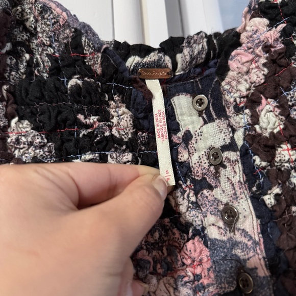 FREE PEOPLE Melrose Jumpsuit Midnight Garden Combo - Picture 7 of 10